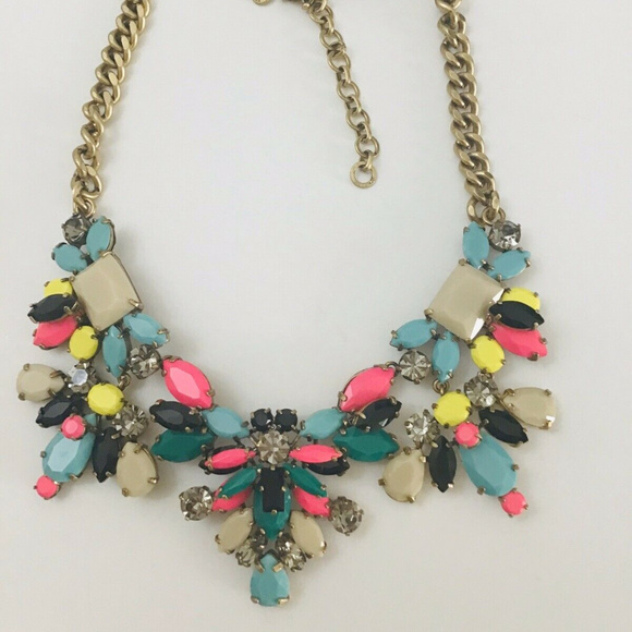 J. Crew Jewelry - 🔥FINAL JCrew Multicolor CrystalCluster Necklace